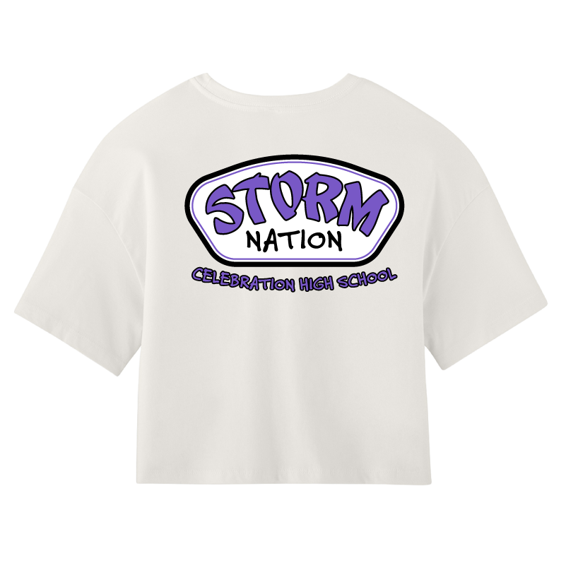 Womens CHS Storm Nation Cropped T-Shirt