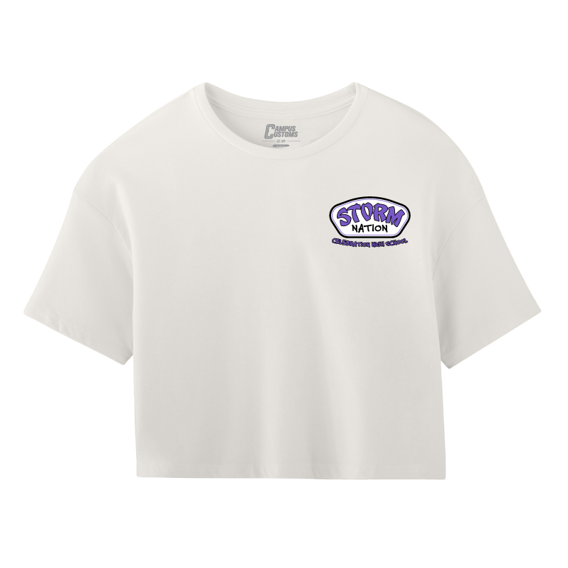 Womens CHS Storm Nation Cropped T-Shirt