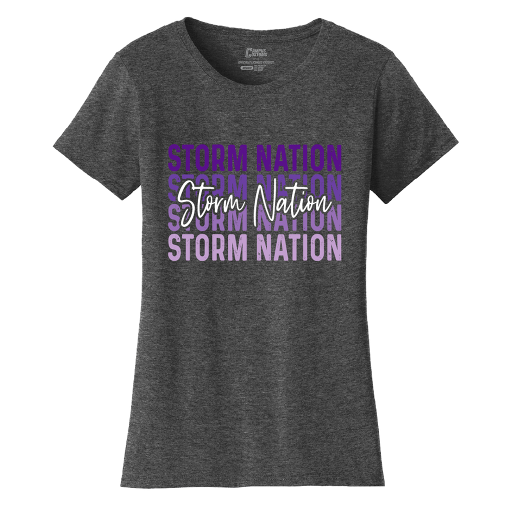 Womens CHS Ombre Script Storm T-Shirt
