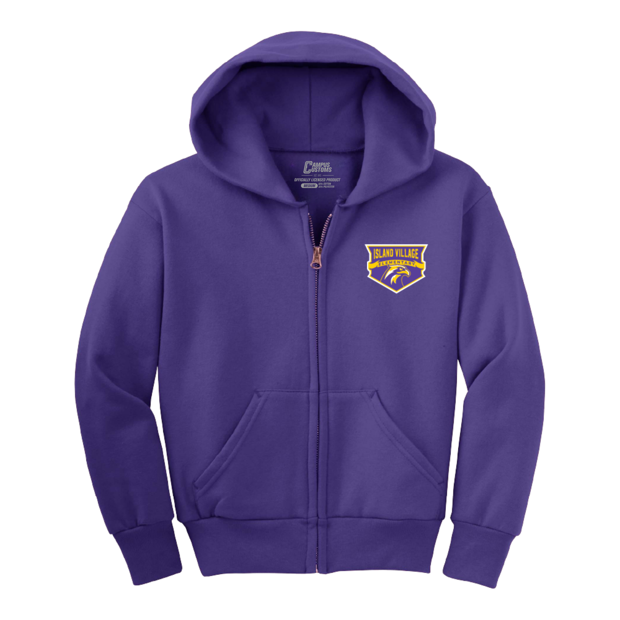 Youth IVES Shield Full Zip Hoodie